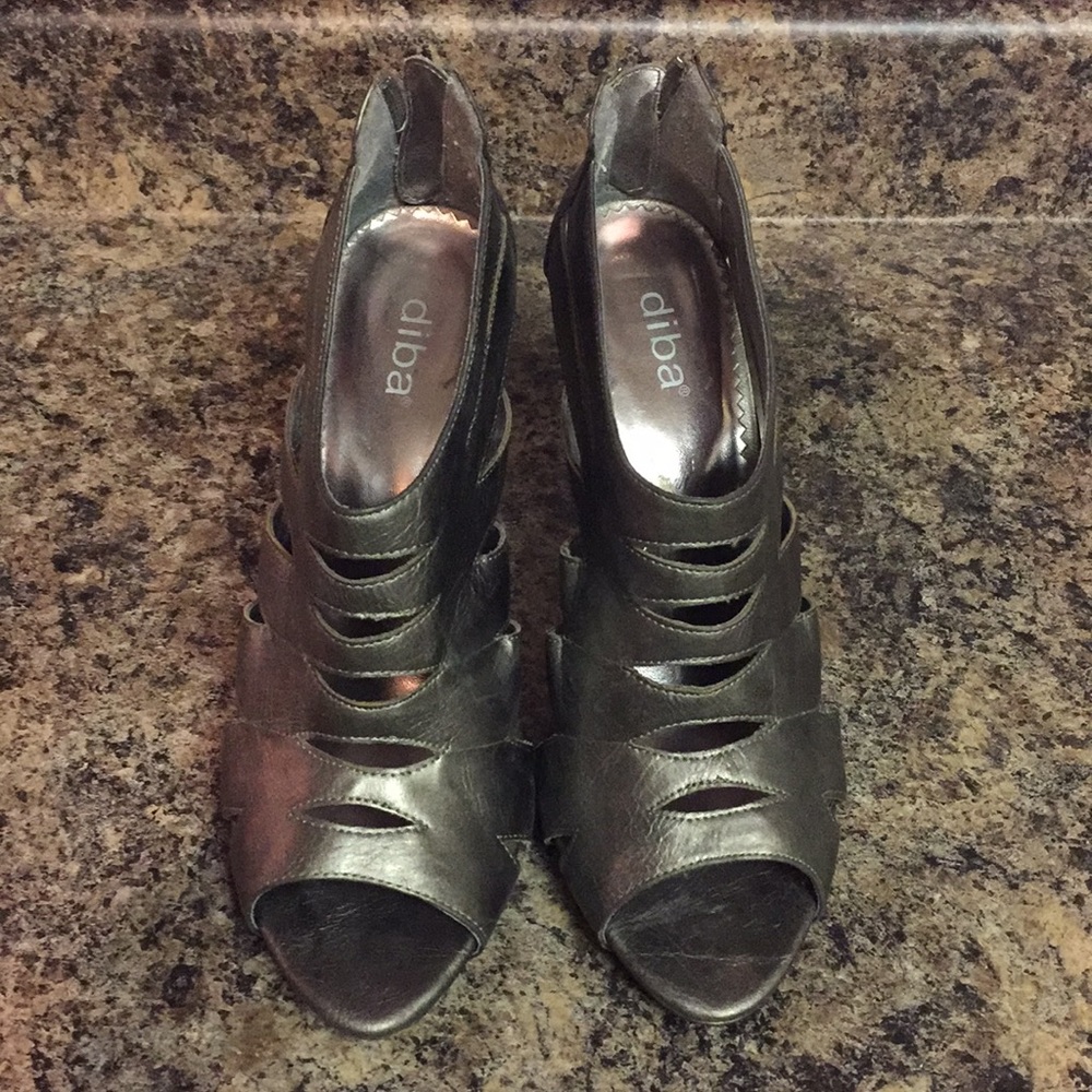 Open toe high heels